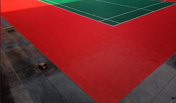 Badminton Court Flooring PP Tiles in Lakshadweep