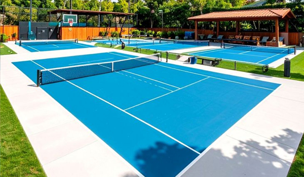 Synthetic Pickleball Court Flooring in Lakshadweep 